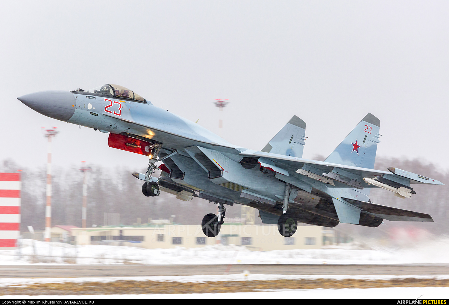 Russia - Air Force 23 RED aircraft at Undisclosed Location