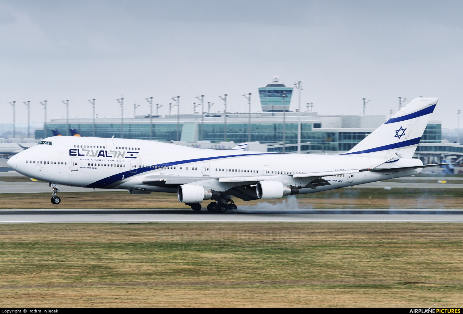 El Al Israel Airlines 4X-ELB aircraft at Munich