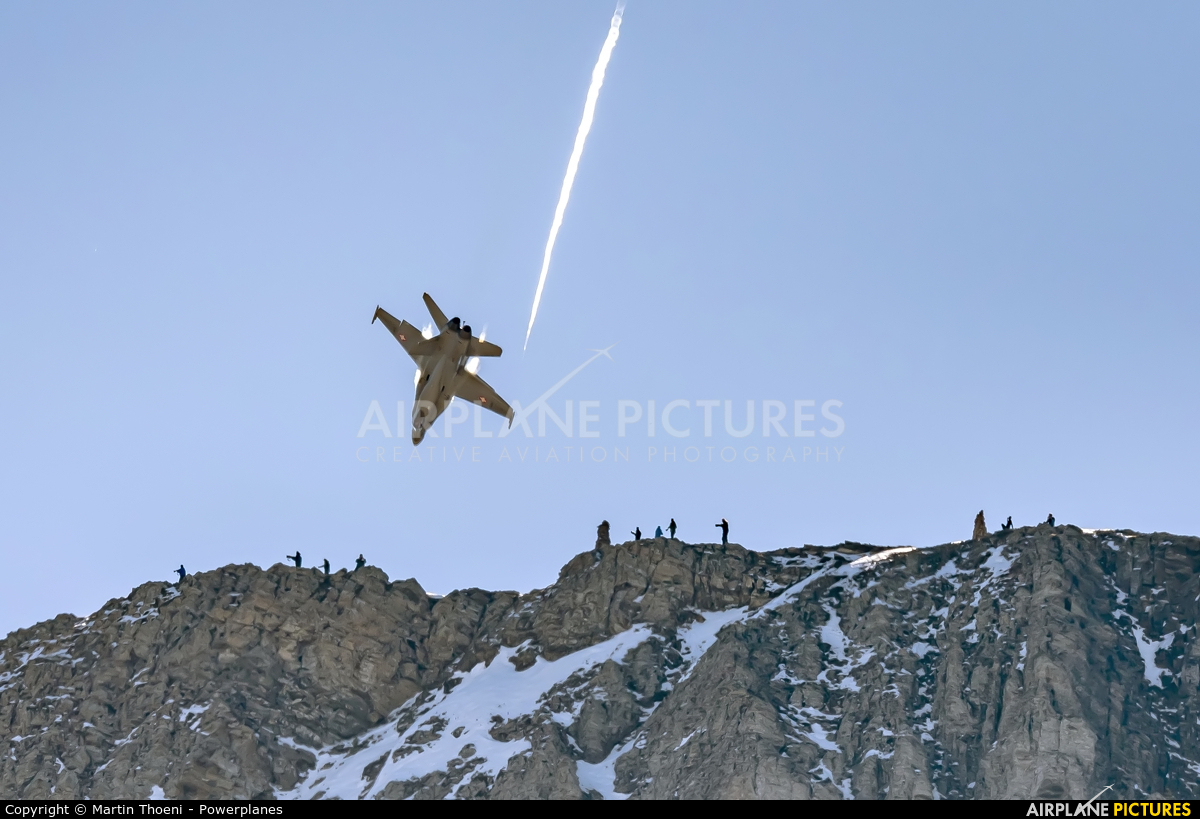 Switzerland - Air Force J-50** aircraft at Axalp - Ebenfluh Range
