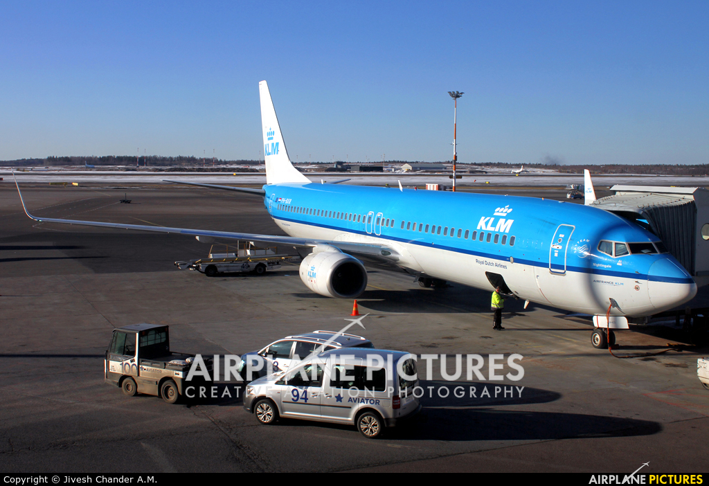 KLM PH-BXR aircraft at Helsinki - Vantaa