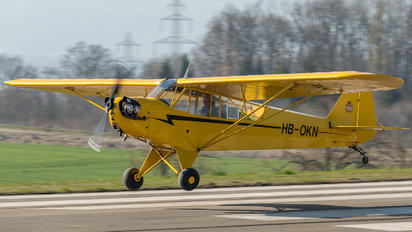HB-OKN - Groupement de Vol à Moteur - Lausanne Piper L-4 Cub