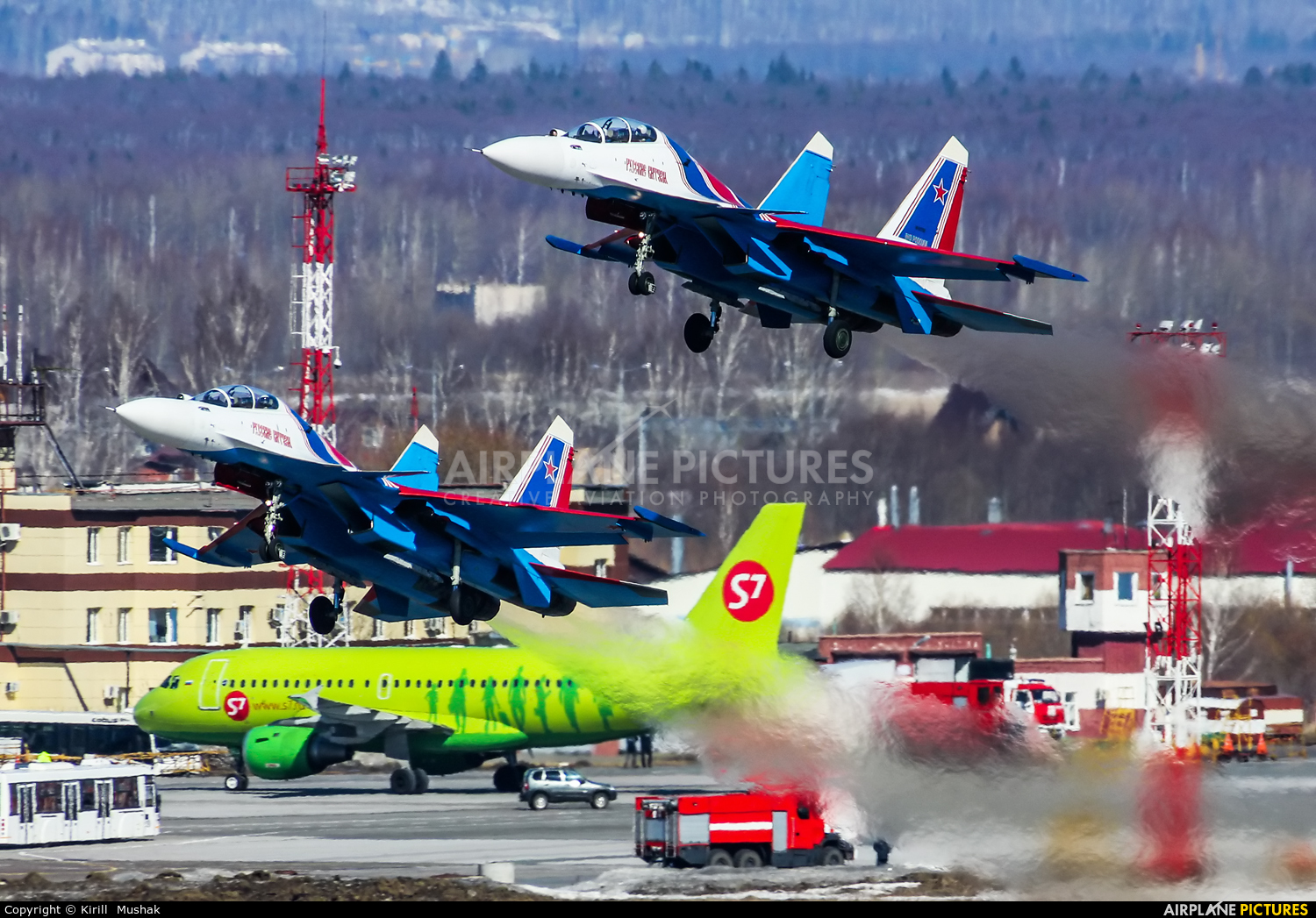 Russia - Air Force "Russian Knights" RF-81702 aircraft at Bolshoe Savino - Perm