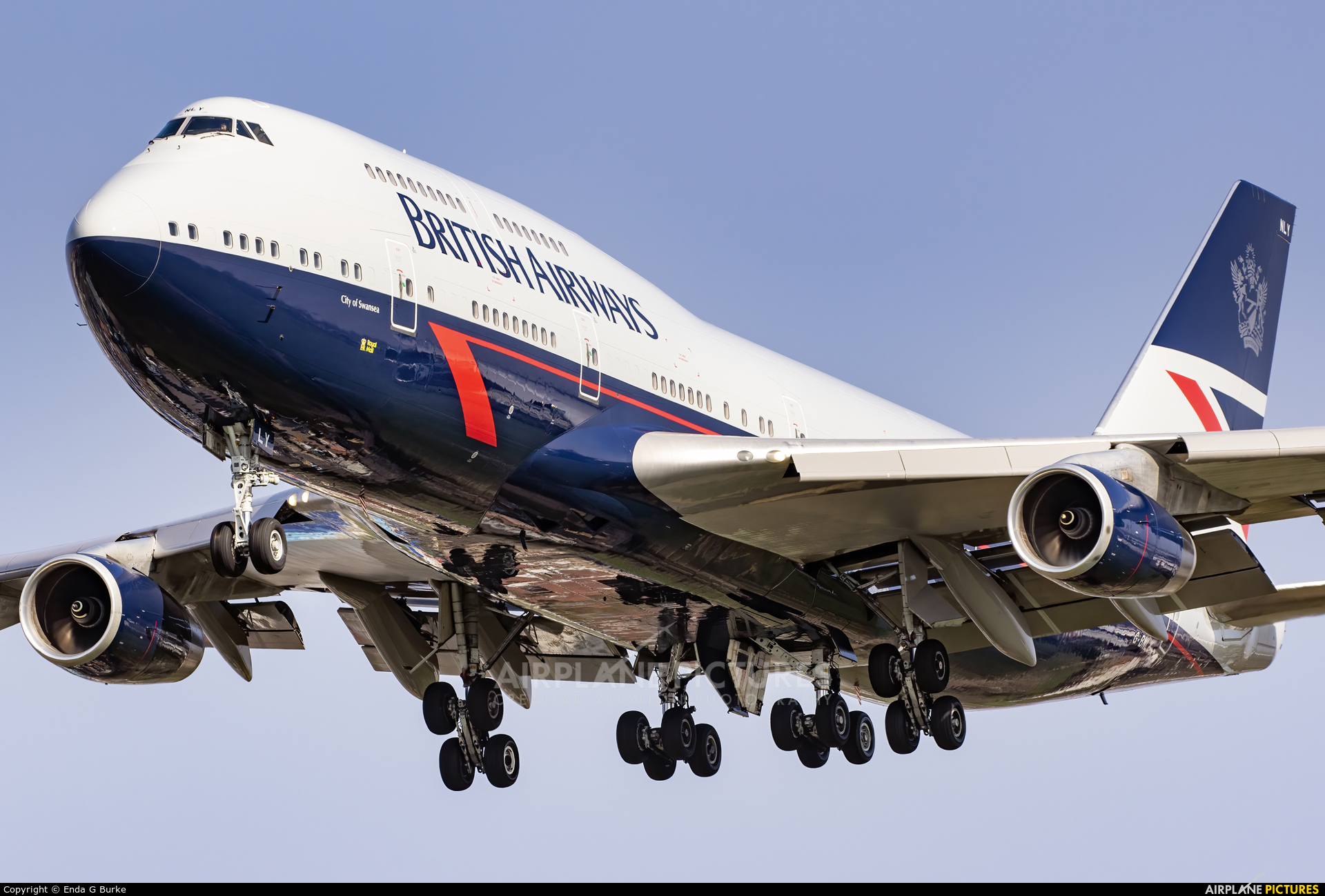 G Bnly British Airways Boeing 747 400 At London Heathrow Photo Id