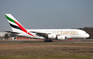 A6-EEC - Emirates Airlines Airbus A380 aircraft