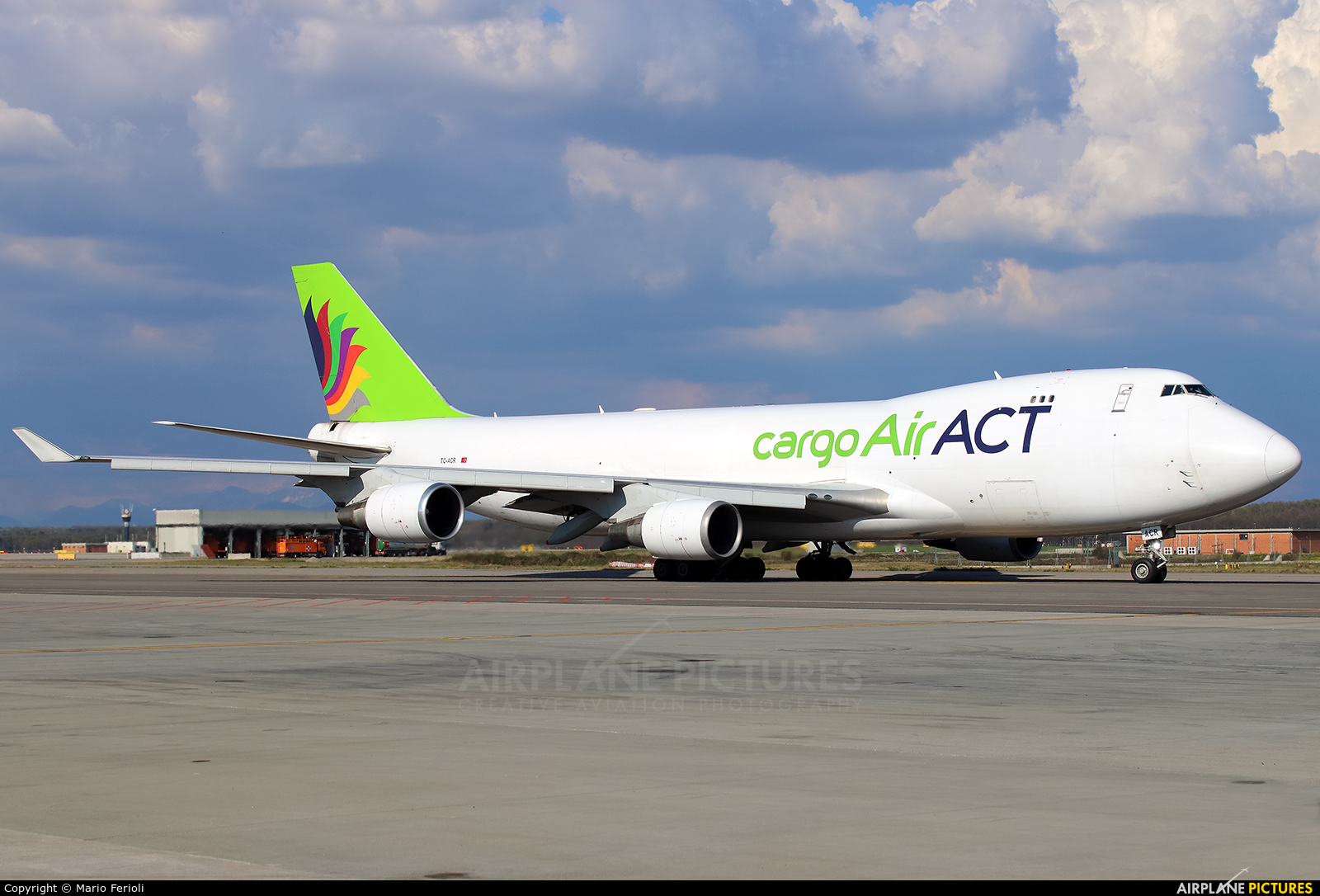 ACT Cargo TC-ACR aircraft at Milan - Malpensa