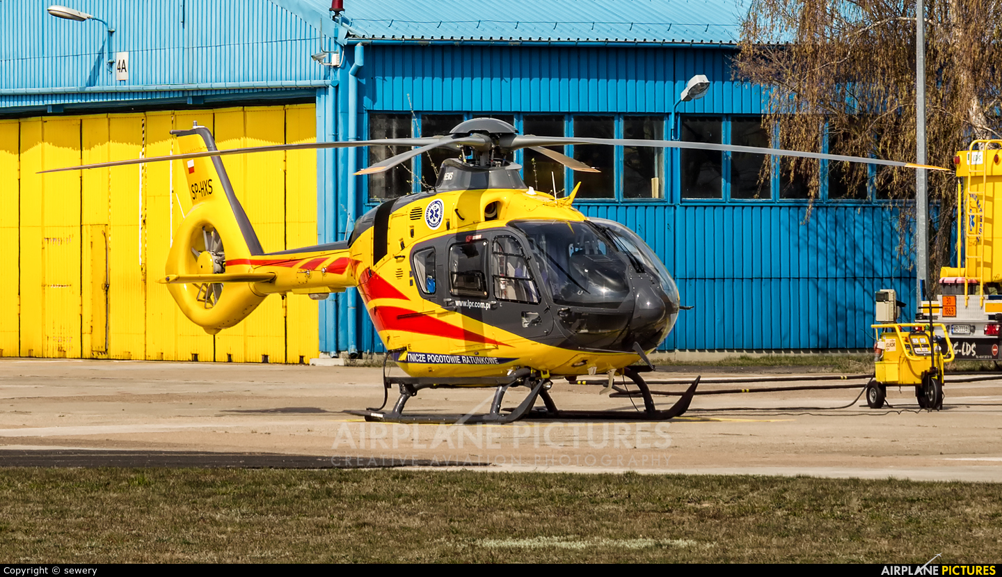 Polish Medical Air Rescue - Lotnicze Pogotowie Ratunkowe SP-HXS aircraft at Warsaw - Babice