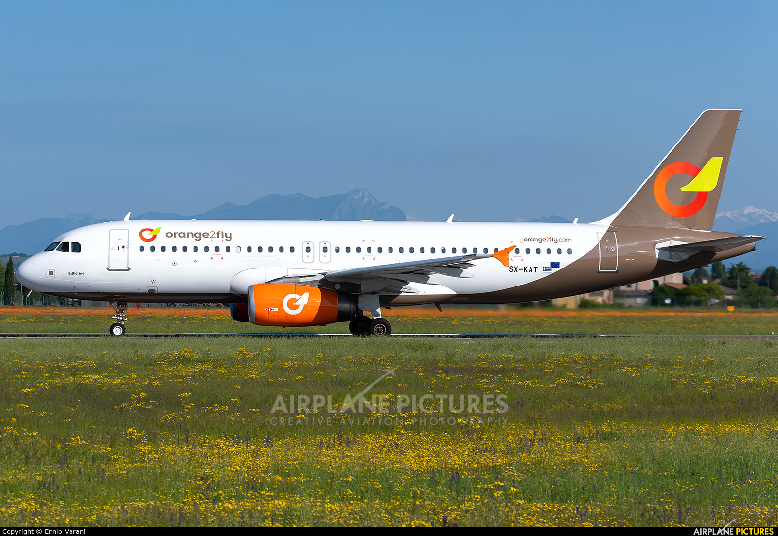 orange2fly SX-KAT aircraft at Verona - Villafranca