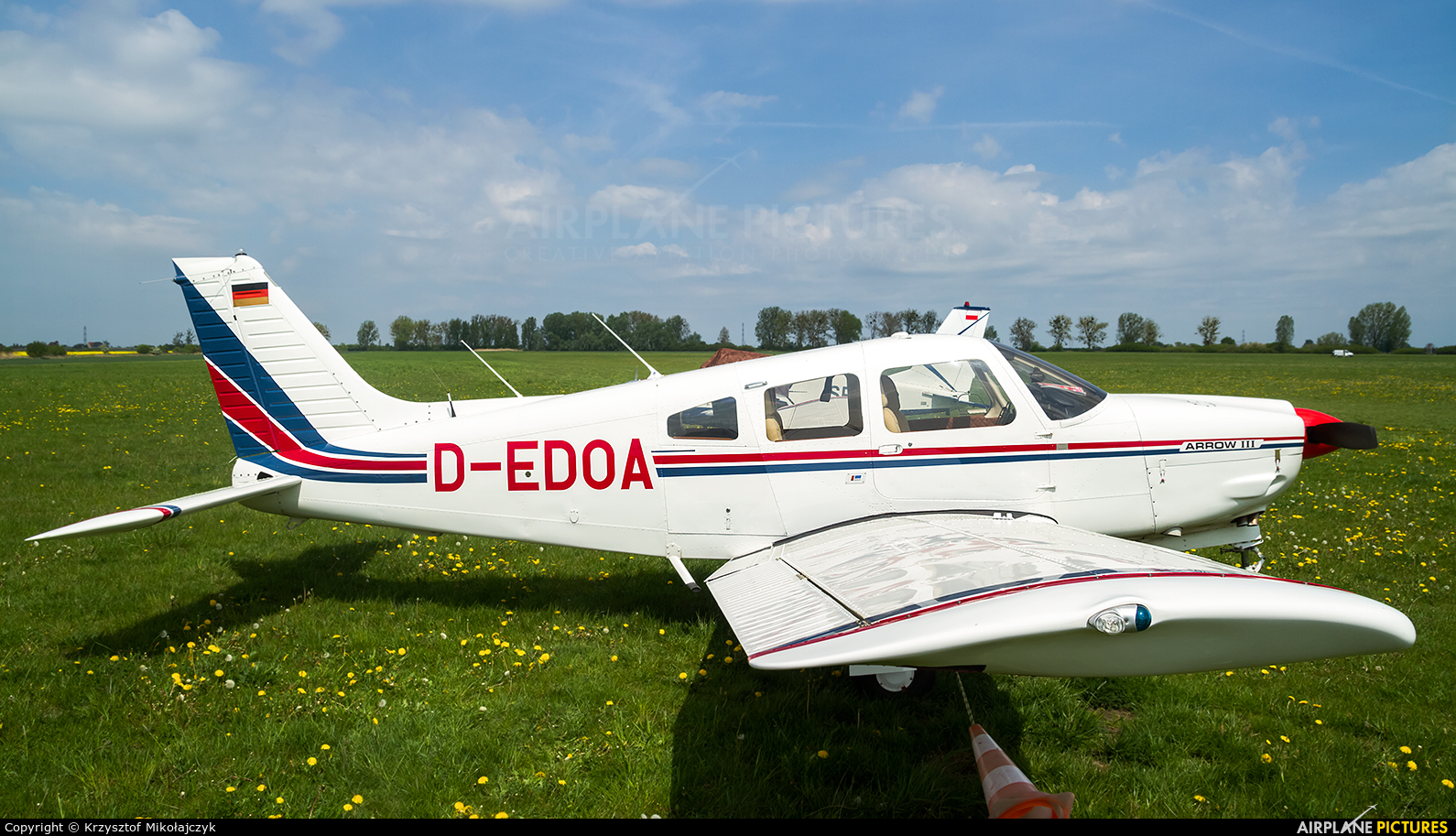 Private D-EDOA aircraft at Wrocław - Szymanów