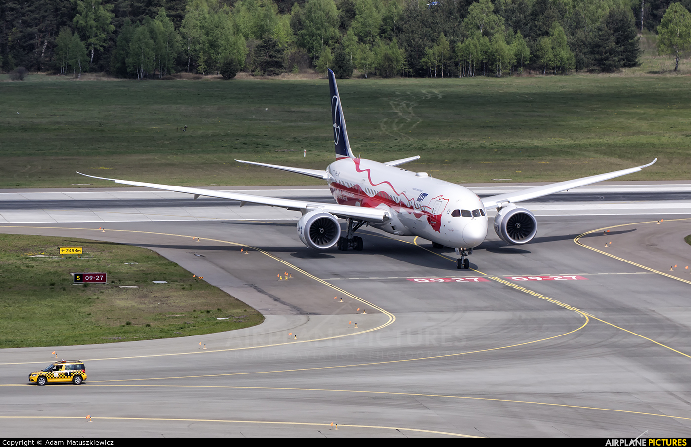 LOT - Polish Airlines SP-LSC aircraft at Katowice - Pyrzowice
