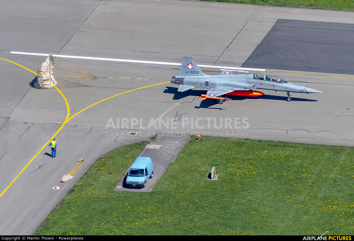 Switzerland - Air Force J-3203 aircraft at Meiringen