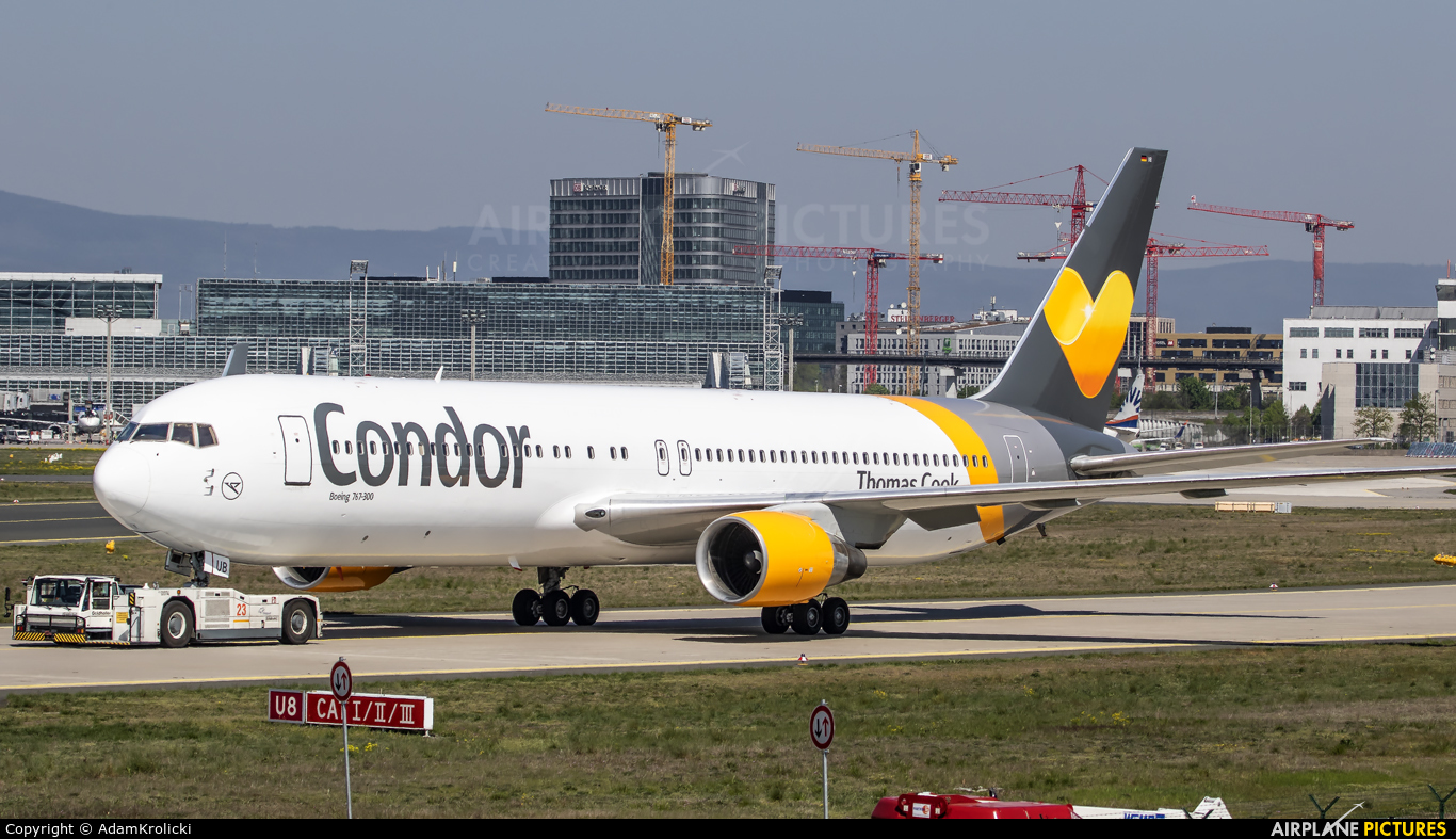 Condor D-ABUB aircraft at Frankfurt