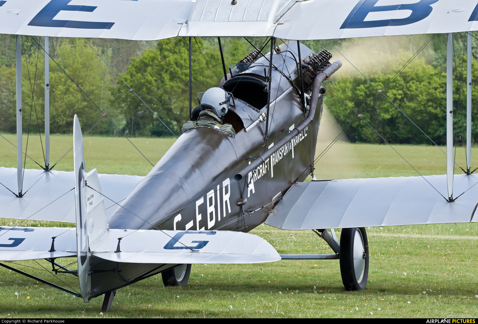 The Shuttleworth Collection G-EBIR aircraft at Old Warden