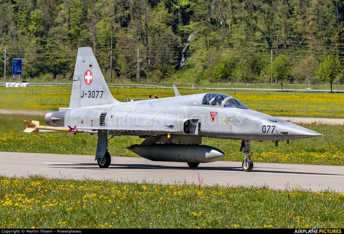 Switzerland - Air Force J-3077 aircraft at Meiringen