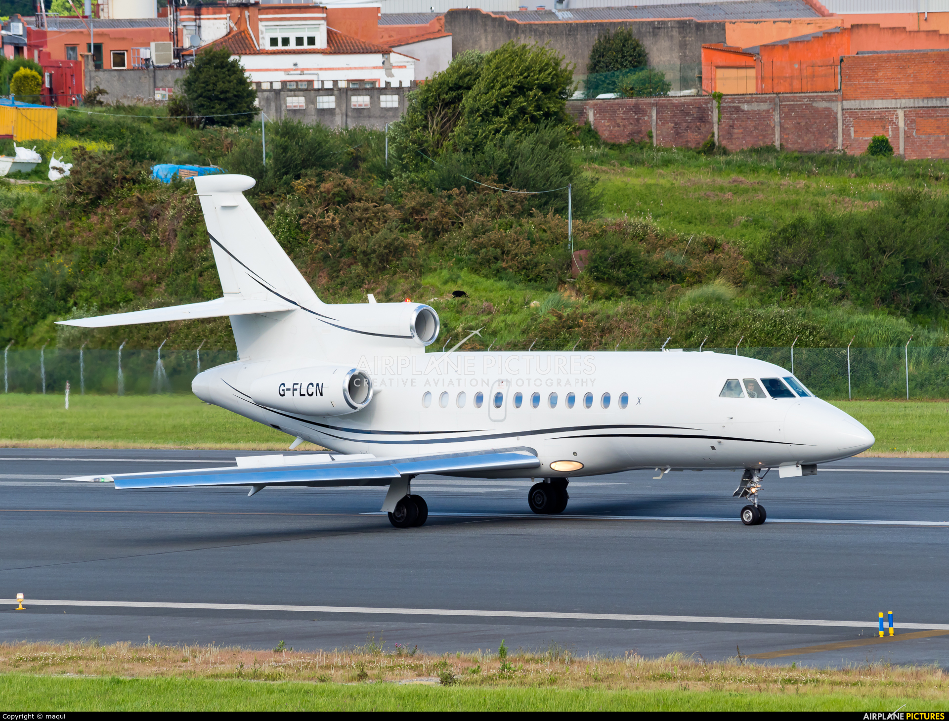 Xclusive Jet Charter G-FLCN aircraft at La Coruña