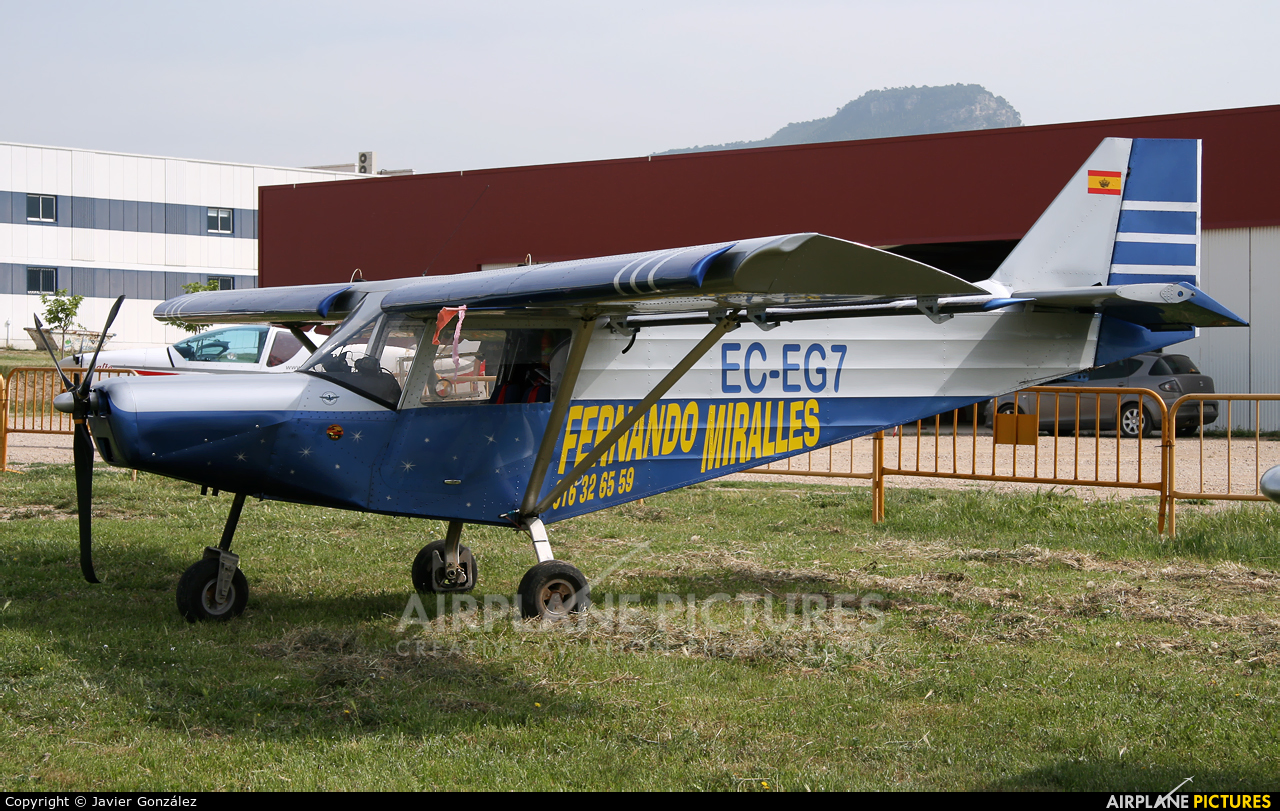 Private EC-EG7 aircraft at Igualada - Odena