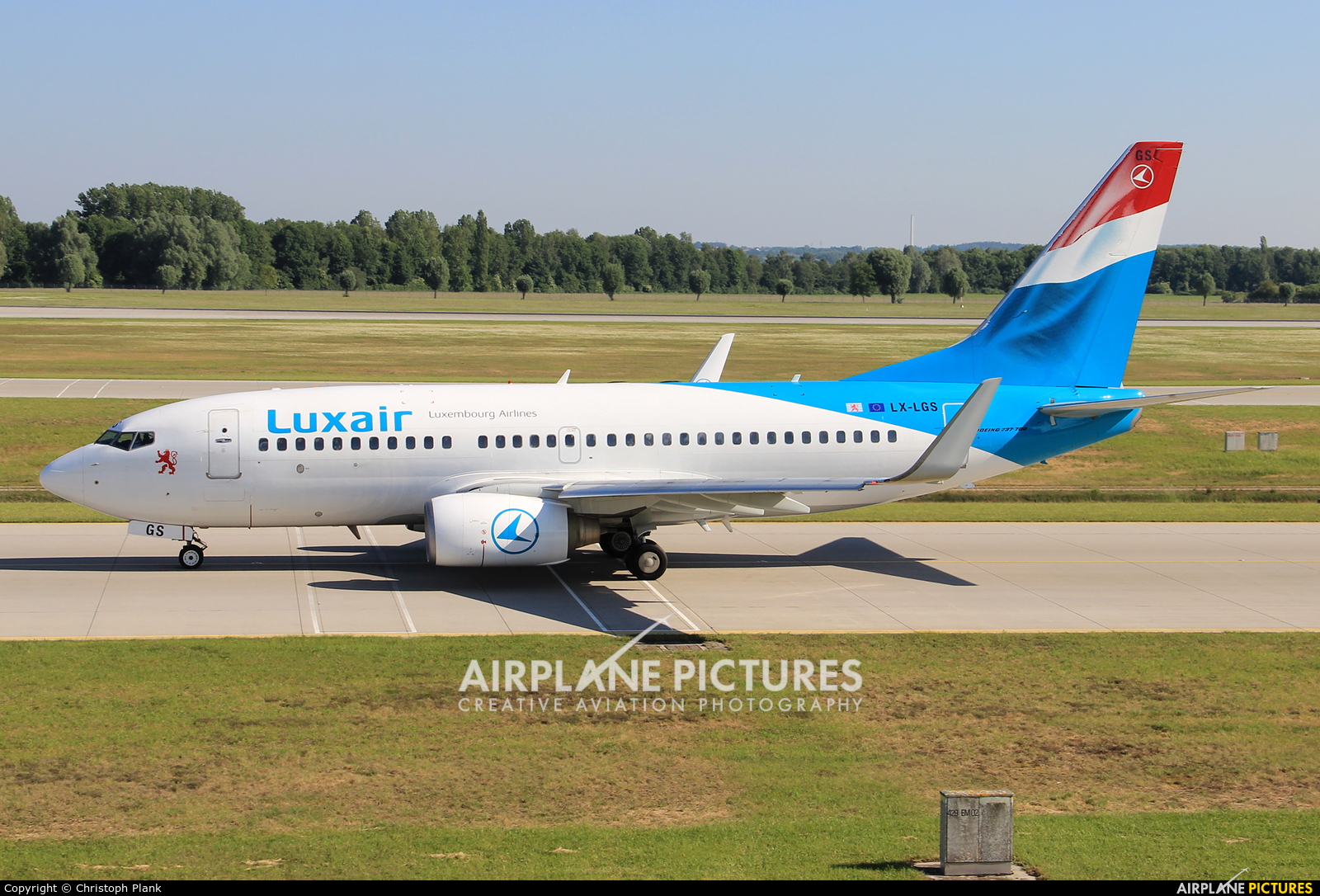 Luxair LX-LGS aircraft at Munich