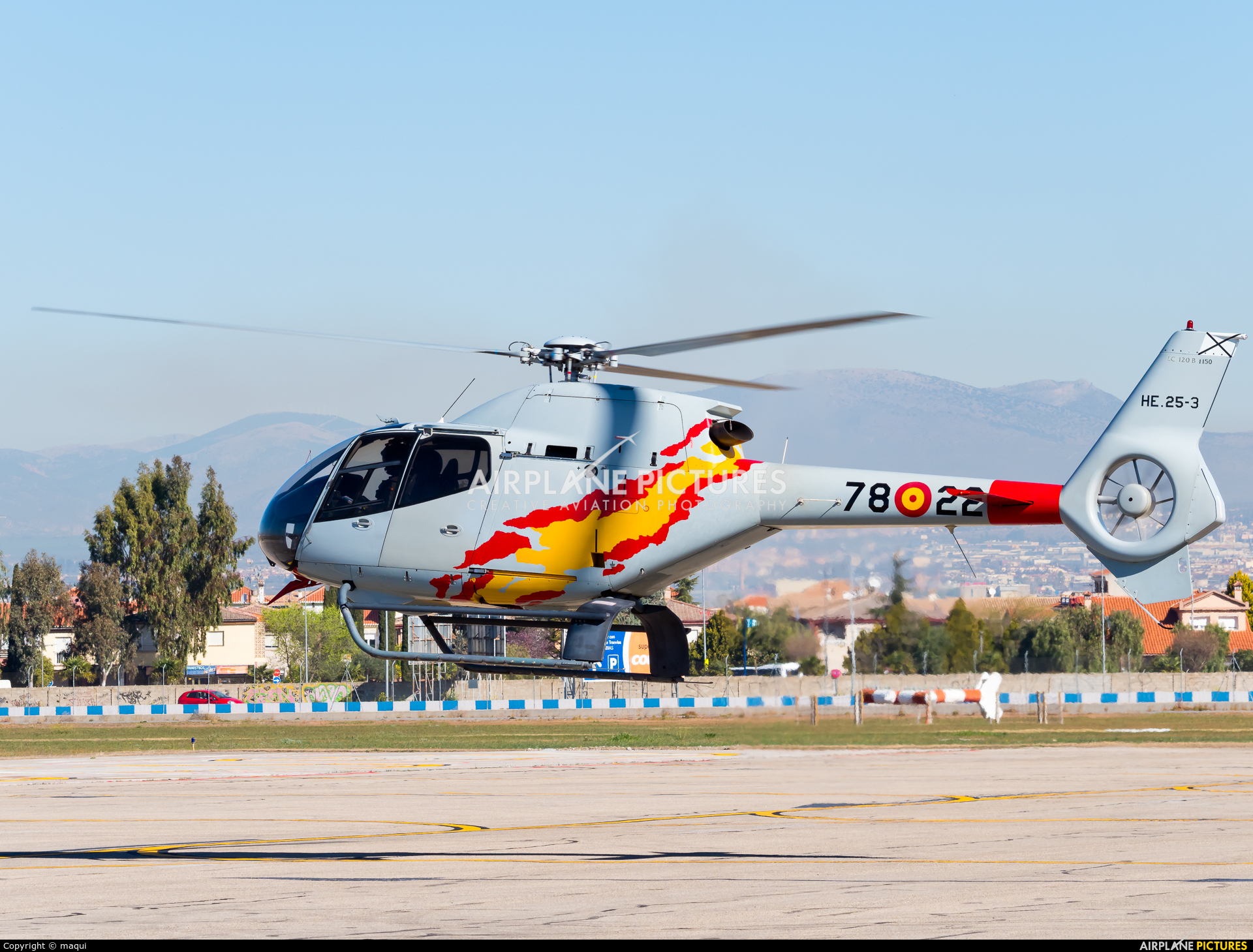 Spain - Air Force: Patrulla ASPA HE.25-3 aircraft at Granada - Armilla