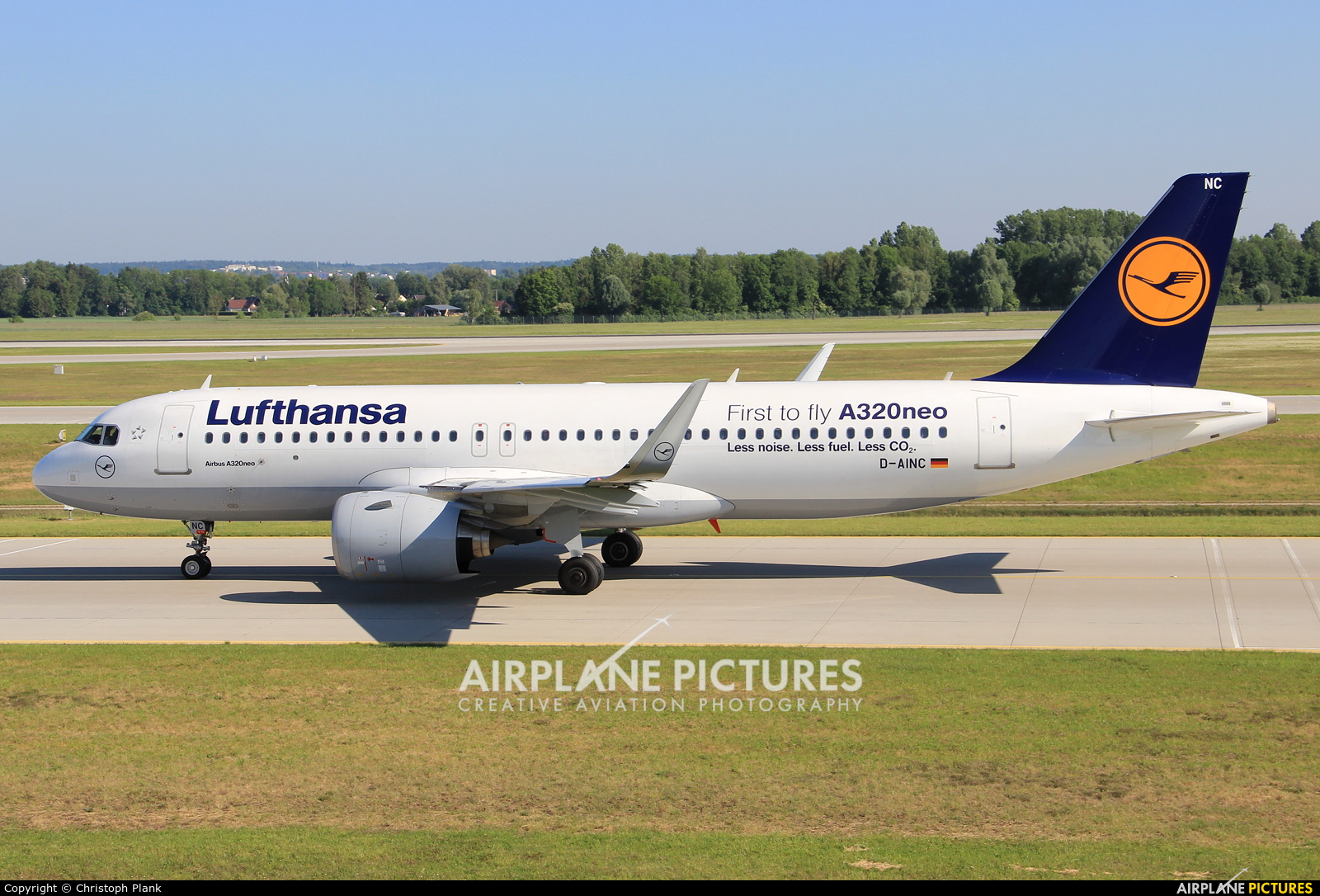 Lufthansa D-AINC aircraft at Munich