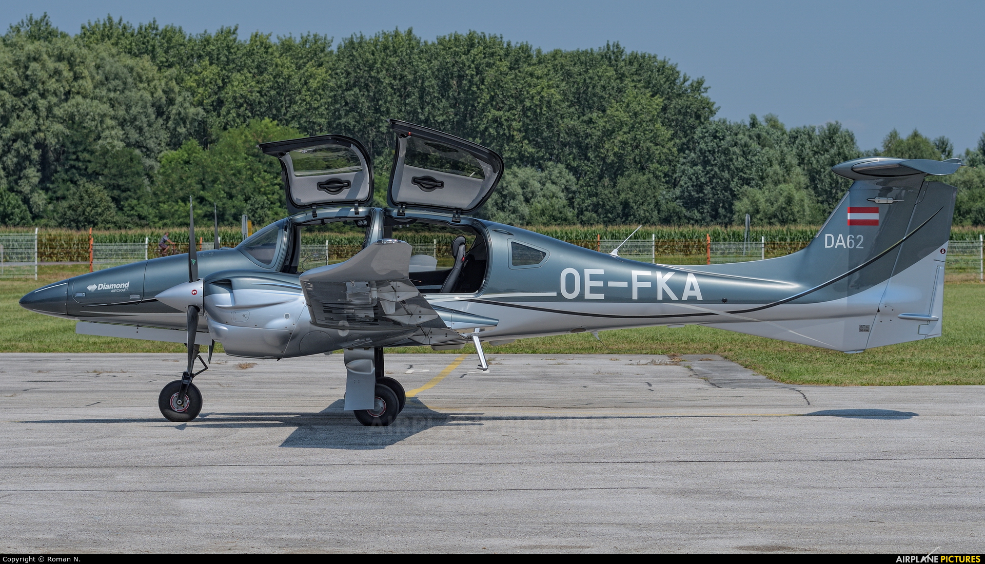 Private OE-FKA aircraft at Varazdin