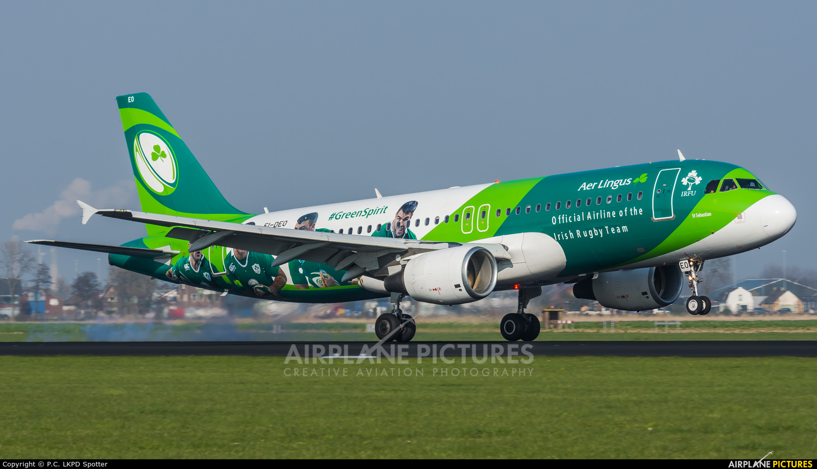 Aer Lingus EI-DEO aircraft at Amsterdam - Schiphol