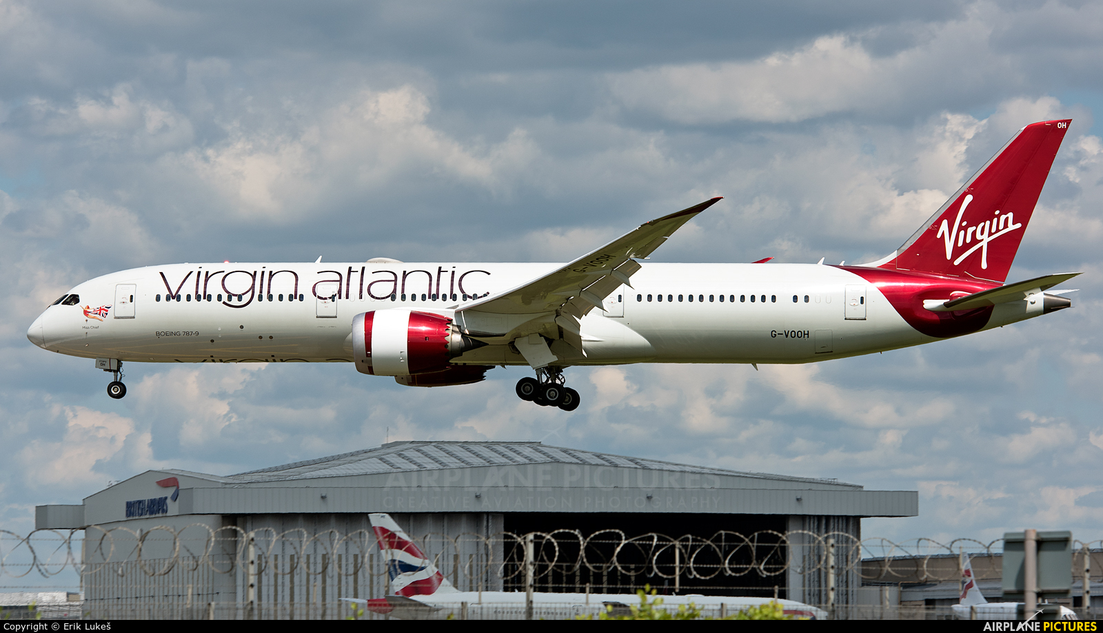 Virgin Atlantic G-VOOH aircraft at London - Heathrow