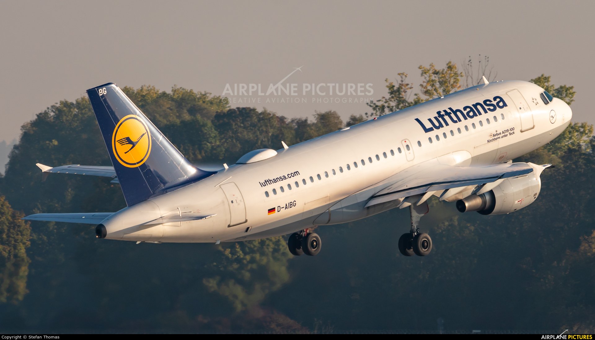Lufthansa D-AIBG aircraft at Munich