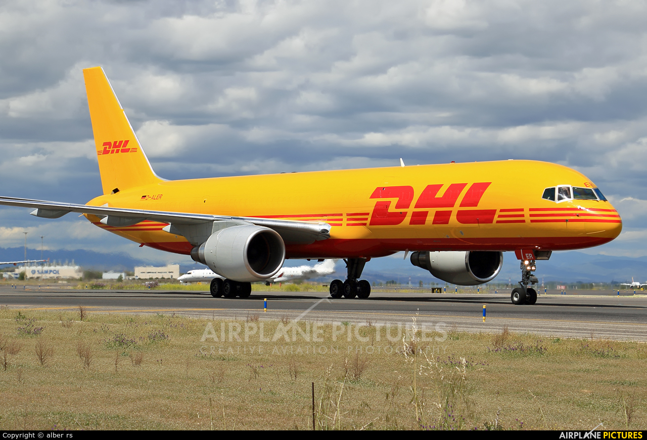 DHL Cargo D-ALER aircraft at Madrid - Barajas