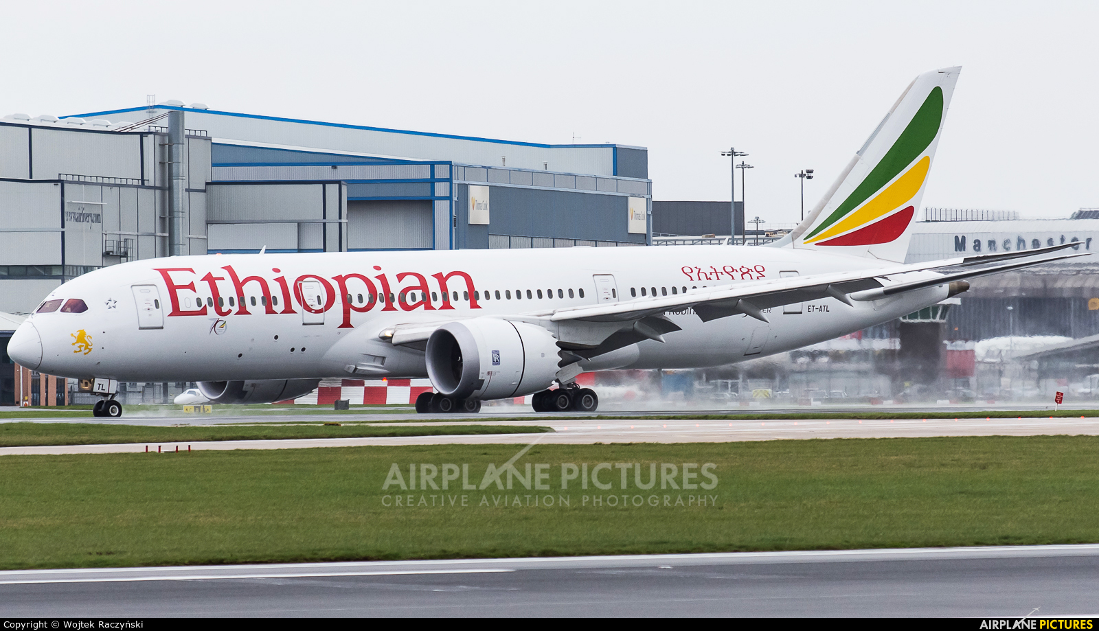 Ethiopian Airlines ET-ATL aircraft at Manchester