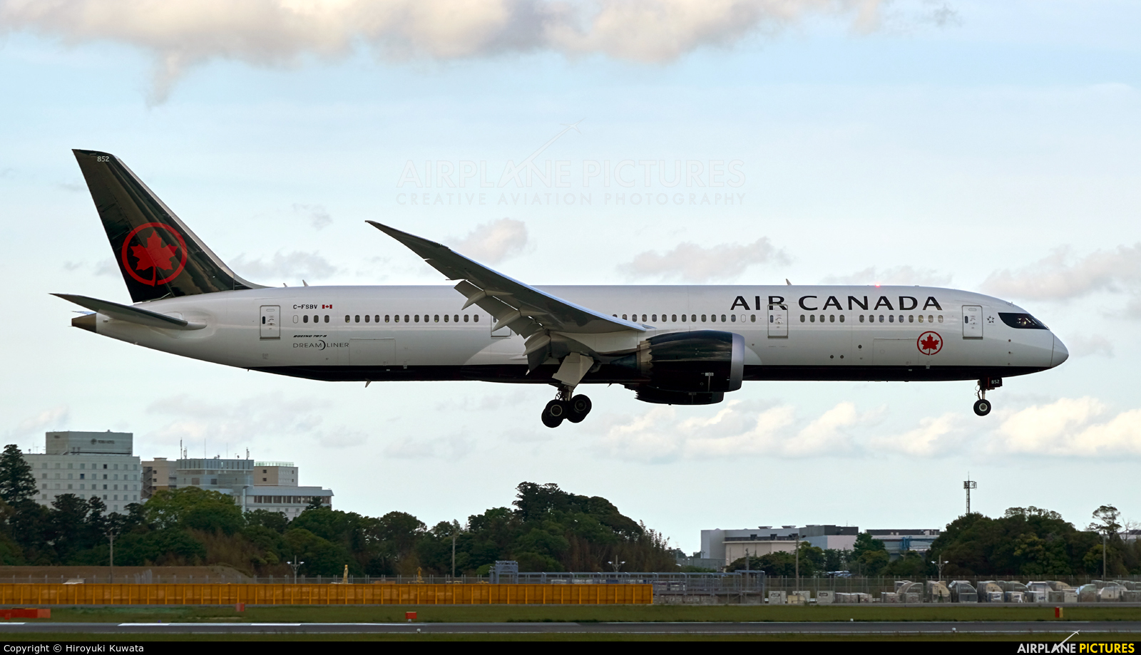 Air Canada C-FSBV aircraft at Tokyo - Narita Intl