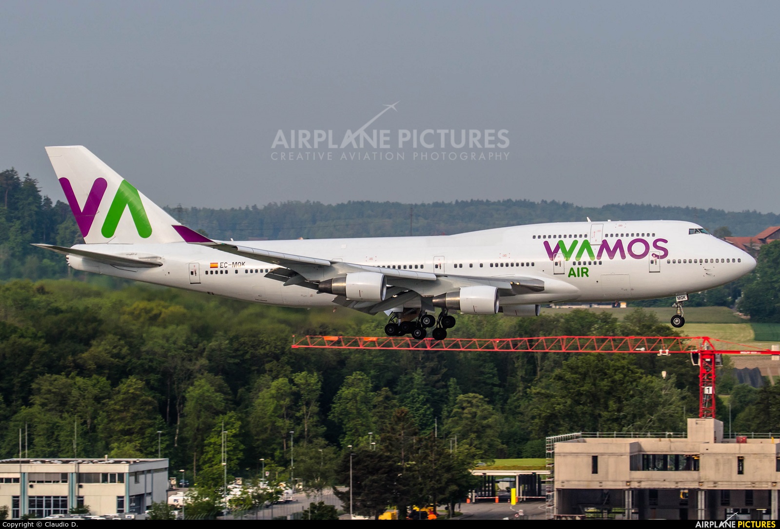Wamos Air EC-MQK aircraft at Zurich