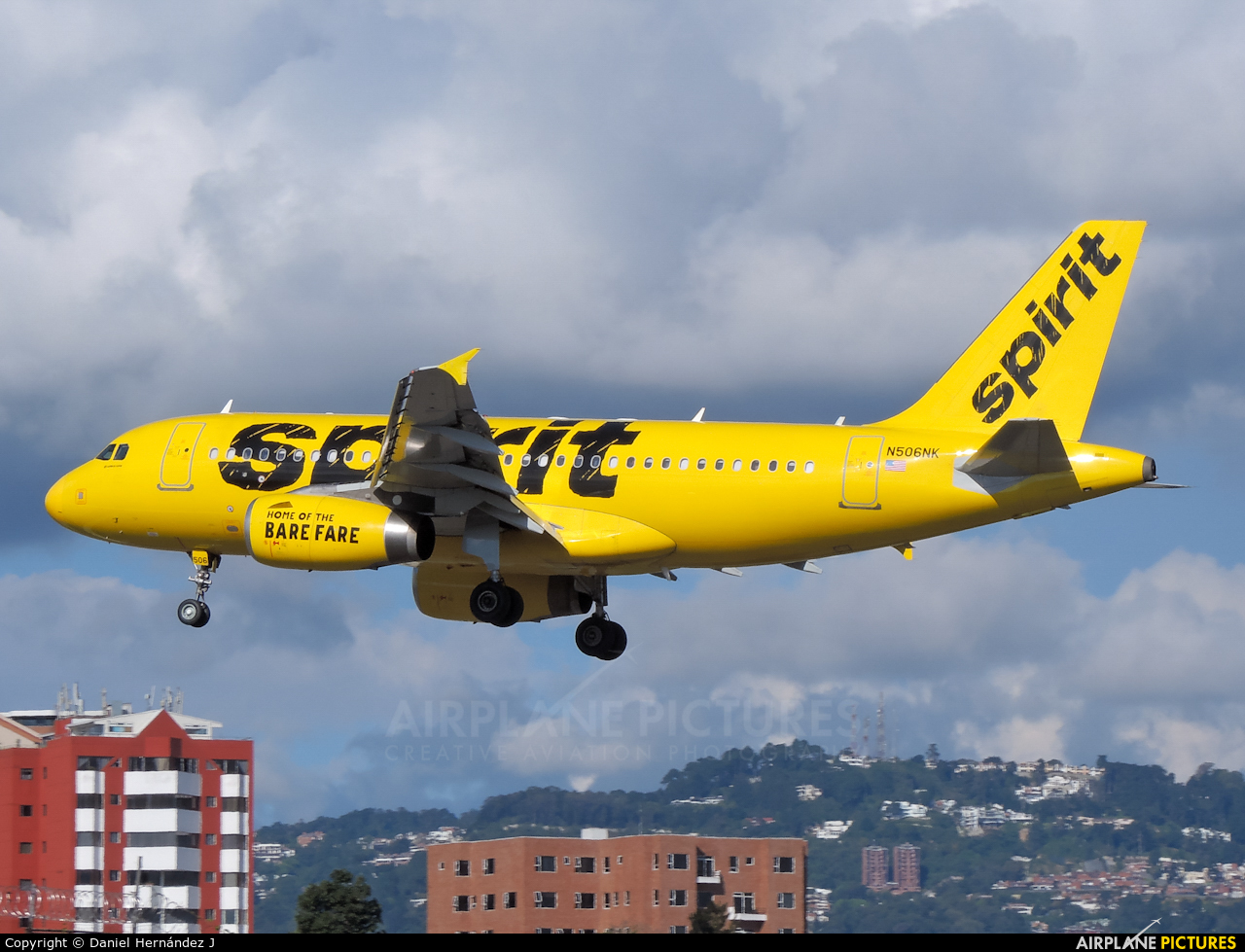 Spirit Airlines N506NK aircraft at Guatemala - La Aurora