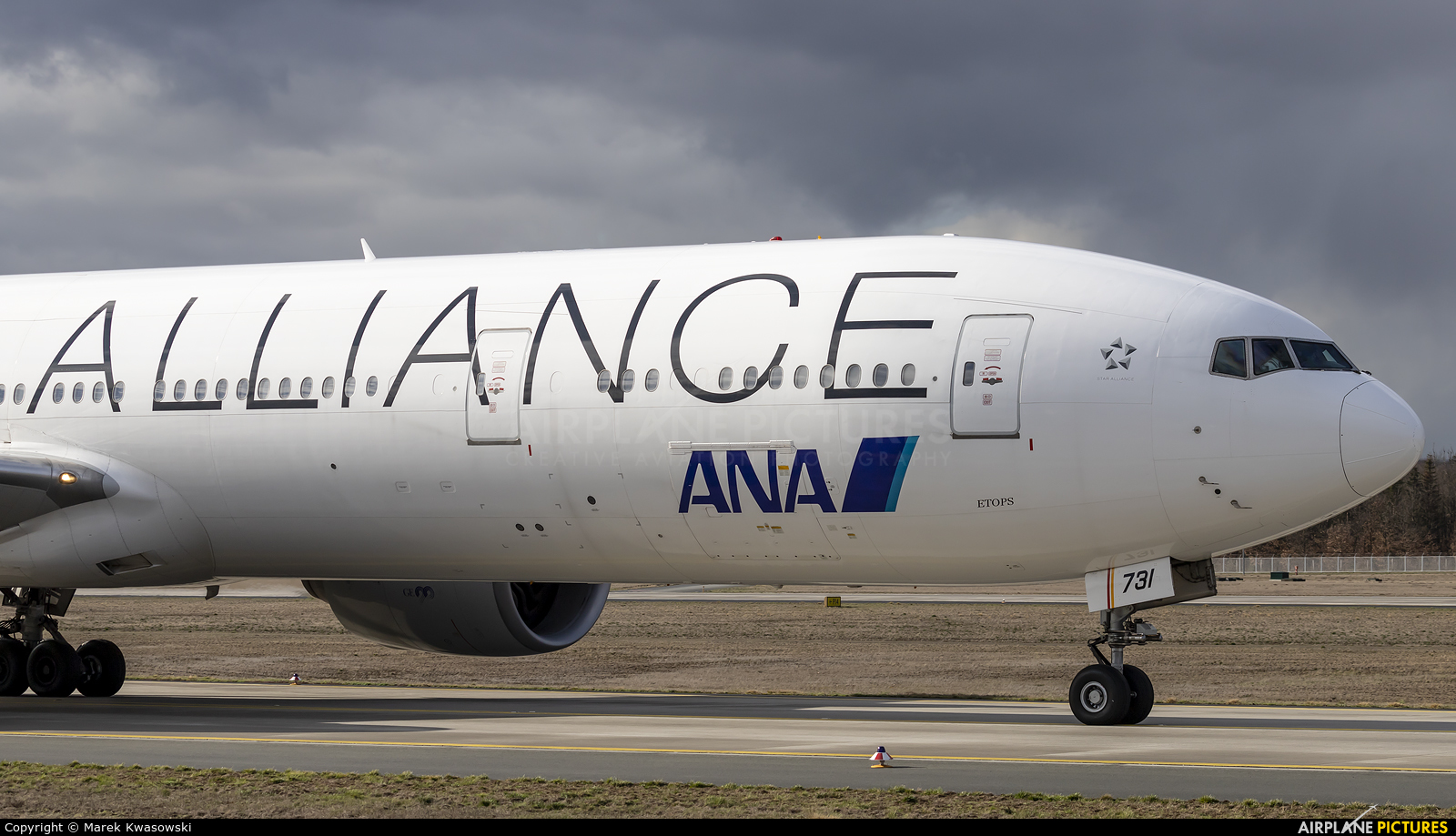 ANA - All Nippon Airways JA731A aircraft at Frankfurt