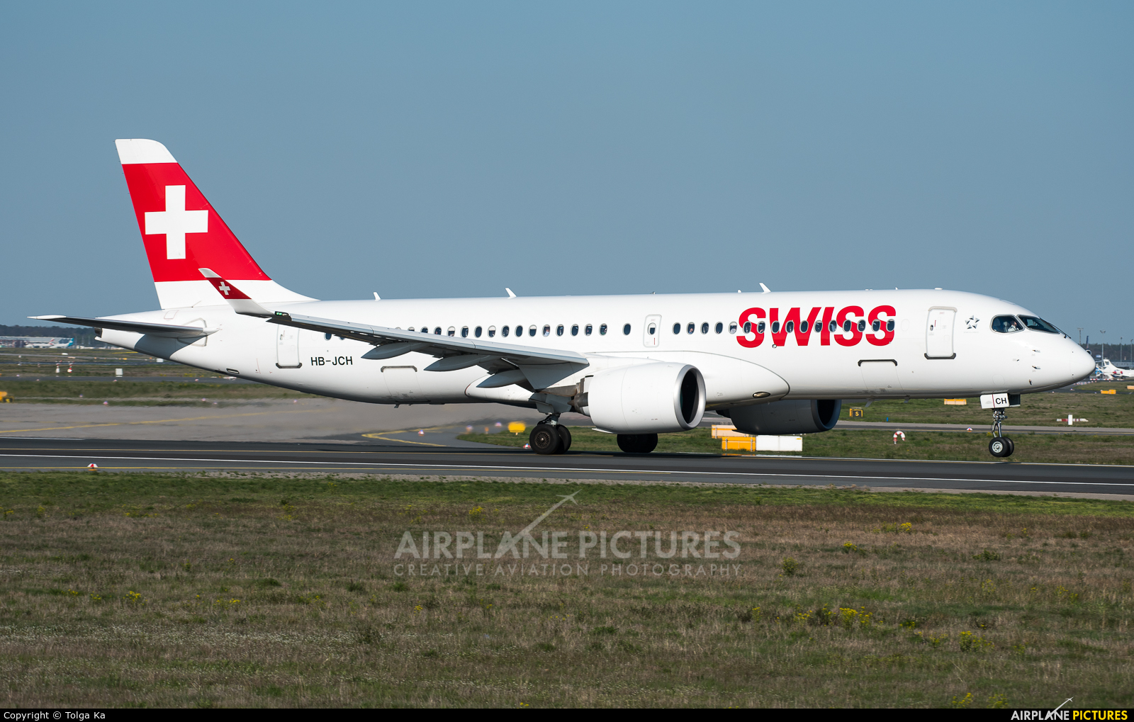 Swiss HB-JCH aircraft at Frankfurt