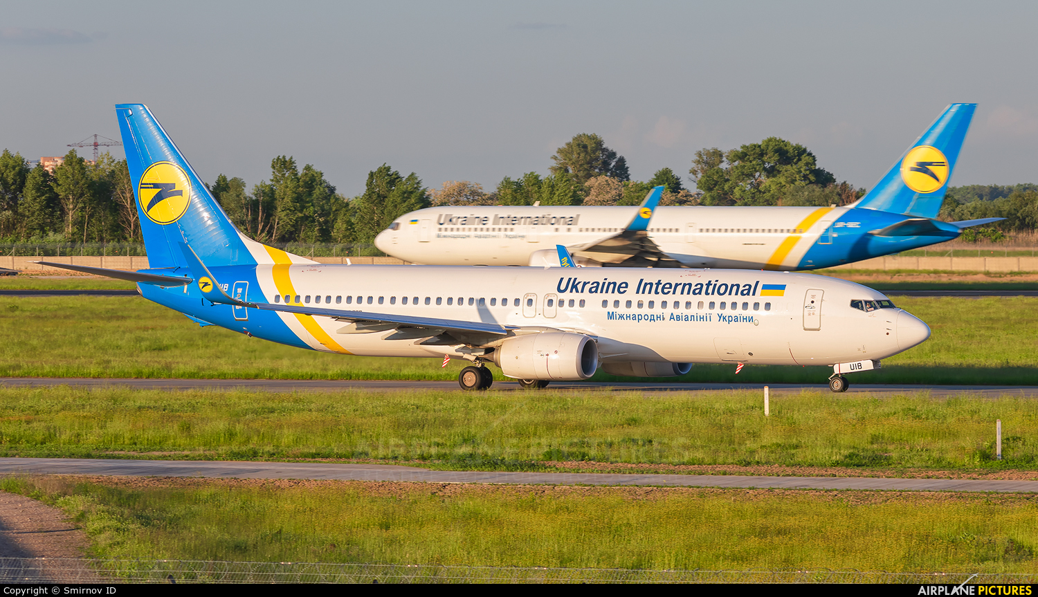 Ukraine International Airlines UR-UIB aircraft at Kyiv - Borispol