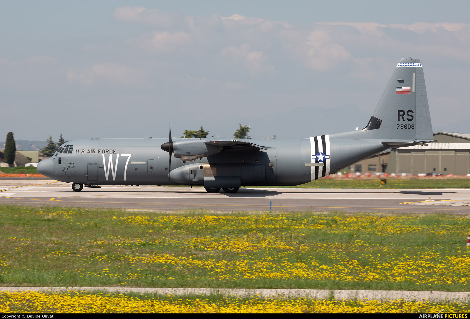 USA - Air Force 07-8608 aircraft at Verona - Villafranca