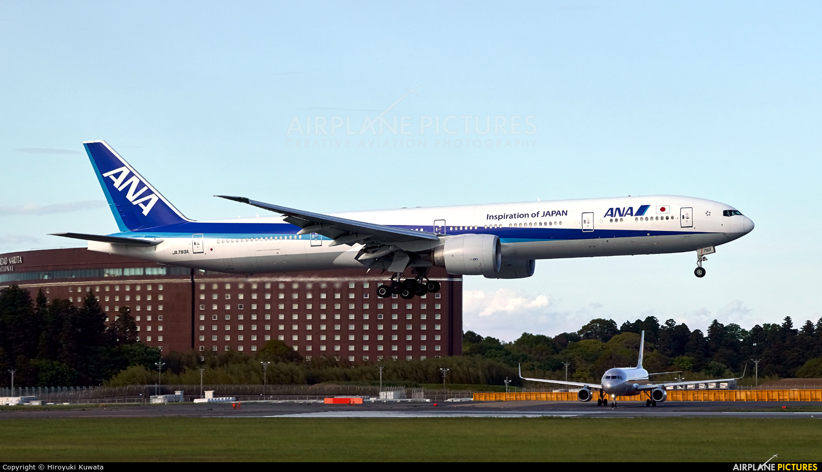 ANA - All Nippon Airways JA783A aircraft at Tokyo - Narita Intl