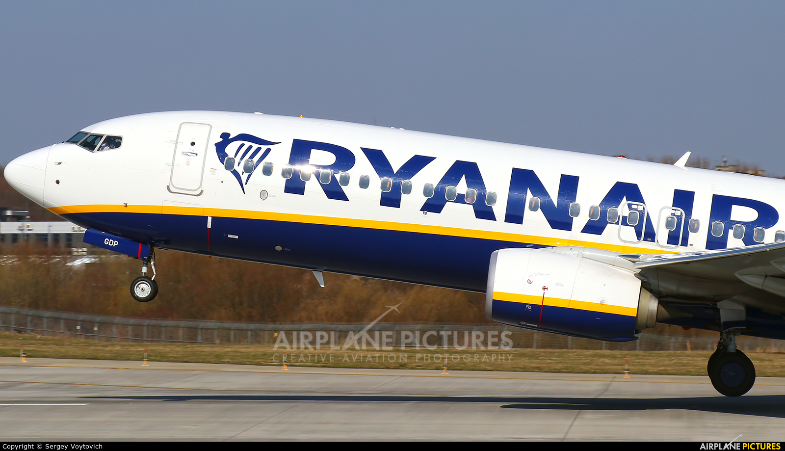 Ryanair EI-GDP aircraft at Lviv Danylo Halytskyi International Airport (Lwów Skniłów)