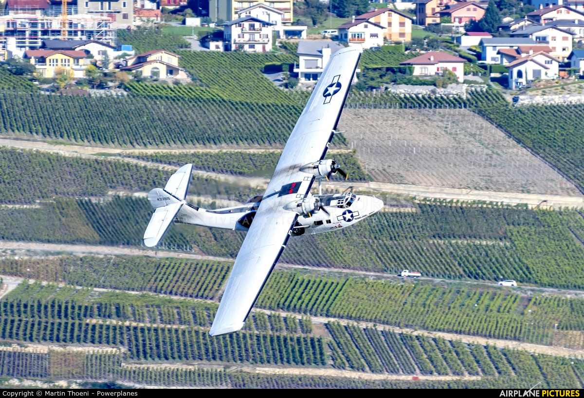 Catalina Aircraft G-PBYA aircraft at Sion