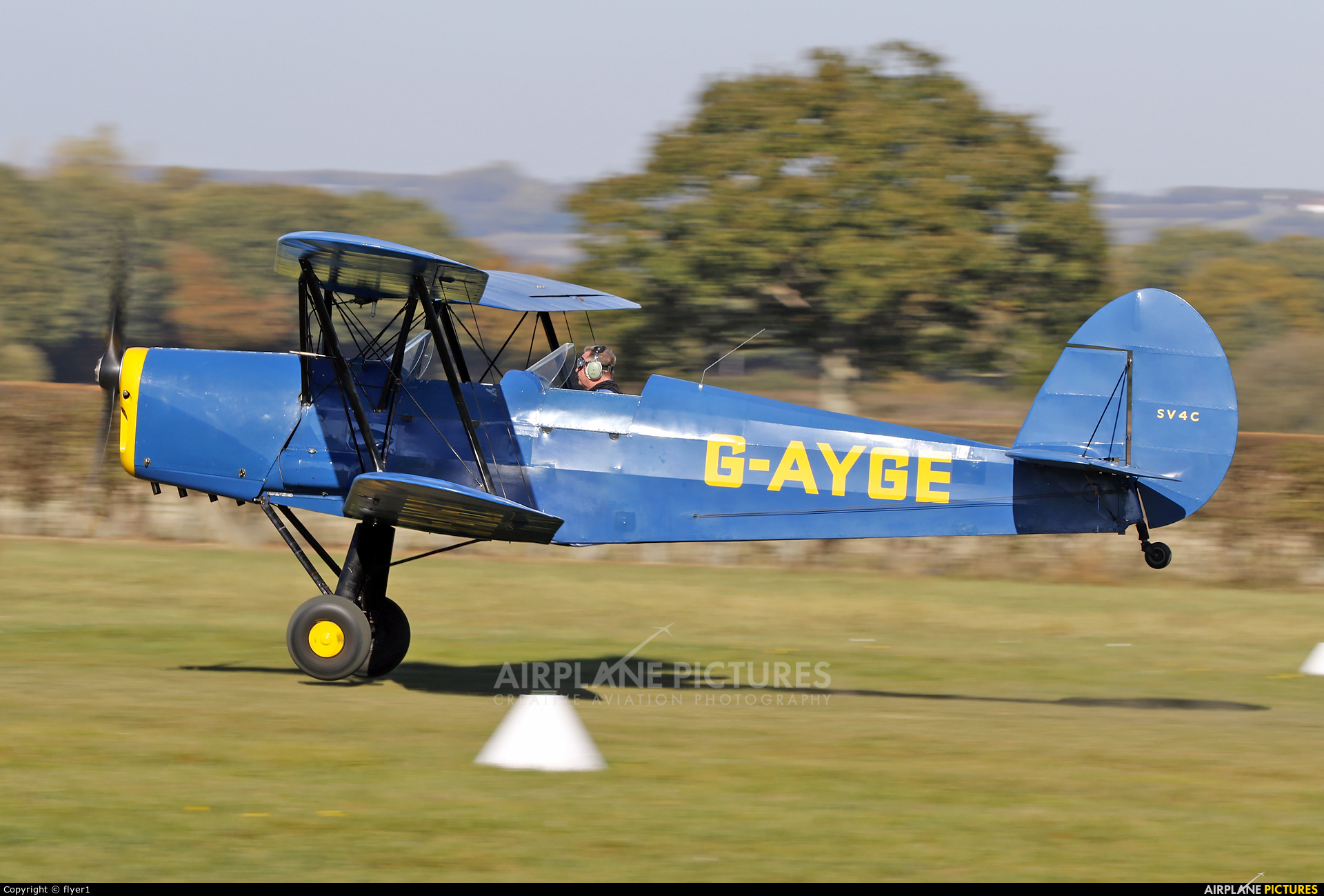 Private G-AYGE aircraft at Lashenden / Headcorn