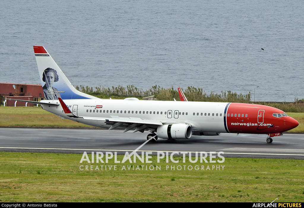 Norwegian Air International EI-FJY aircraft at Azores - Ponta Delgada