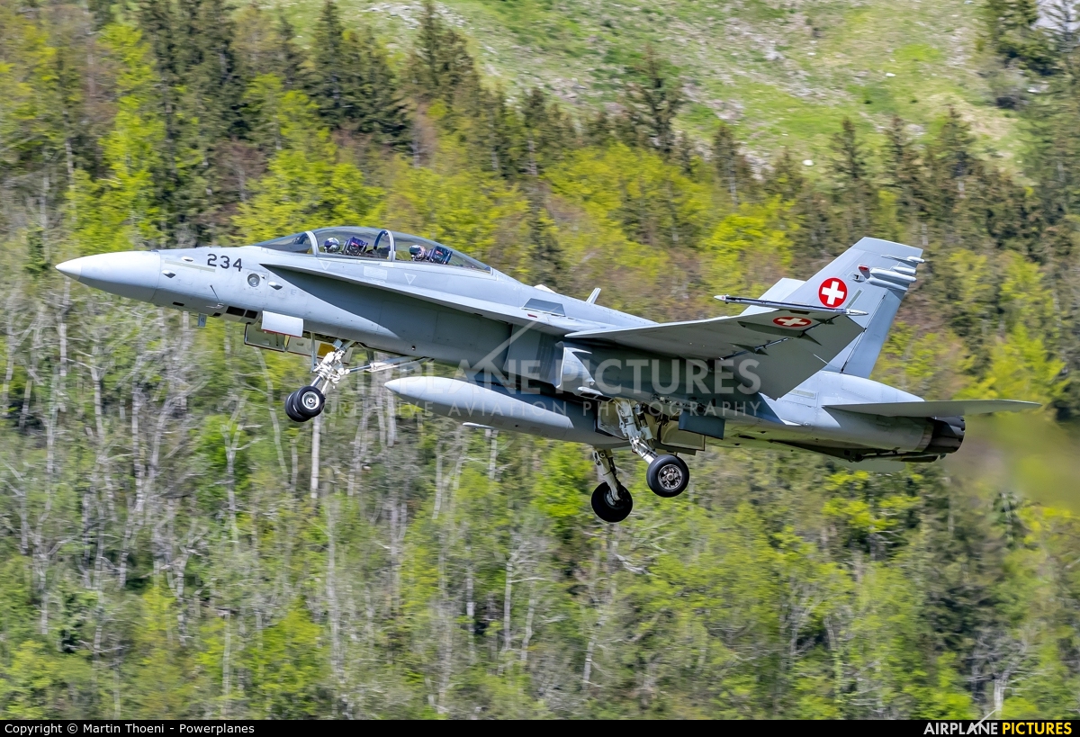 Switzerland - Air Force J-5234 aircraft at Meiringen