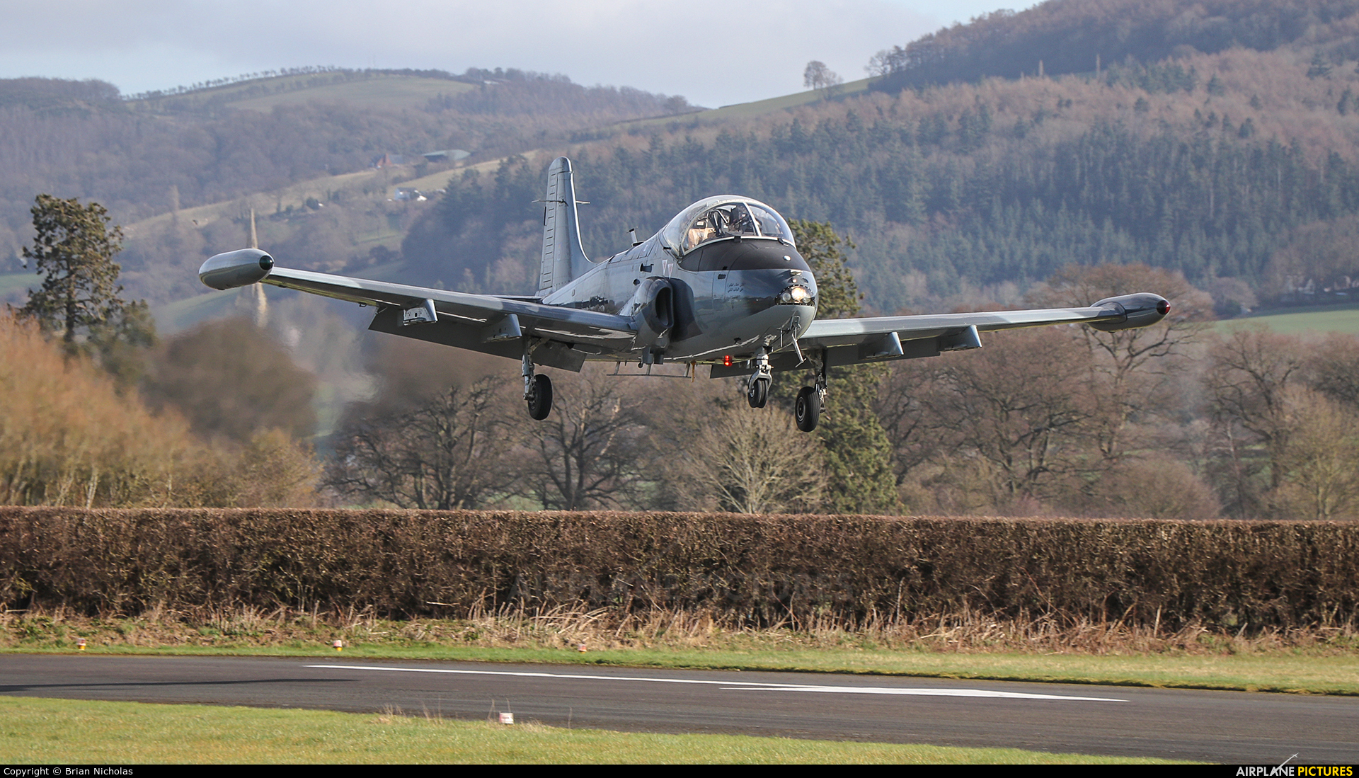 North Wales Military Aviation Services G-SOAF aircraft at Welshpool