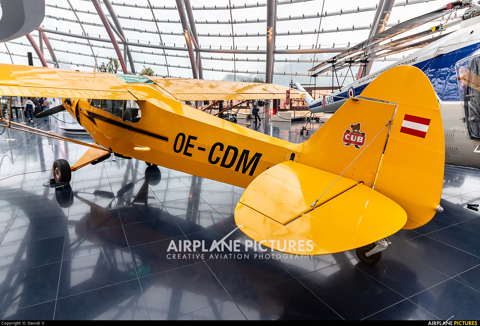 The Flying Bulls OE-CDM aircraft at Salzburg