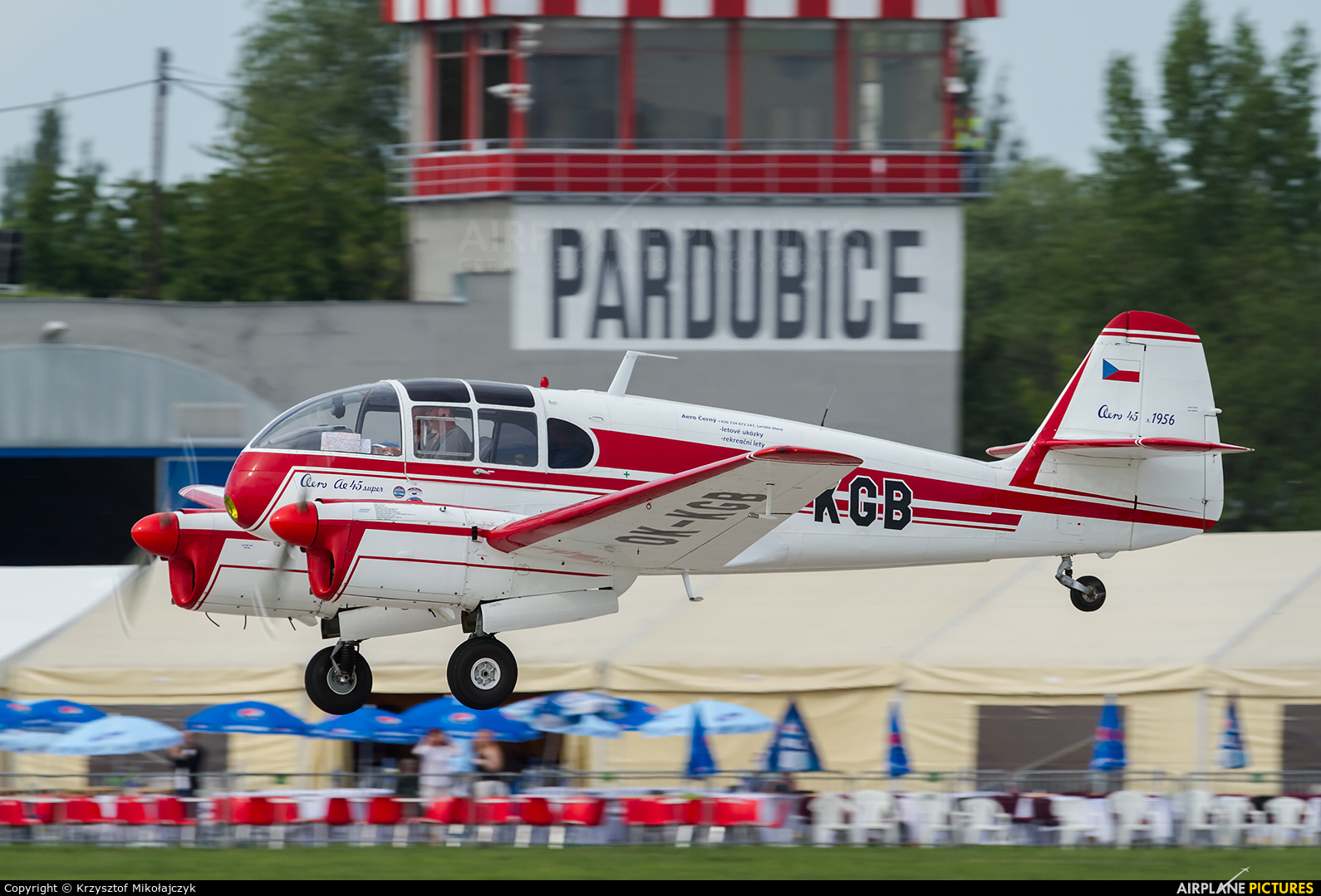 Private OK-KGB aircraft at Pardubice