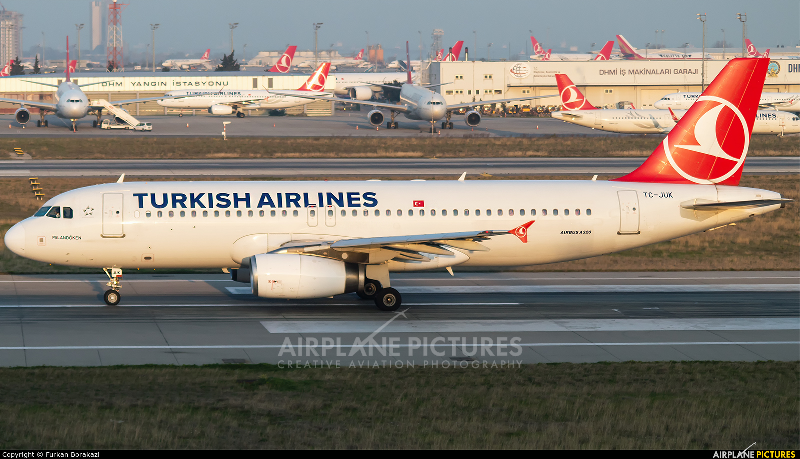 Turkish Airlines TC-JUK aircraft at Istanbul - Ataturk