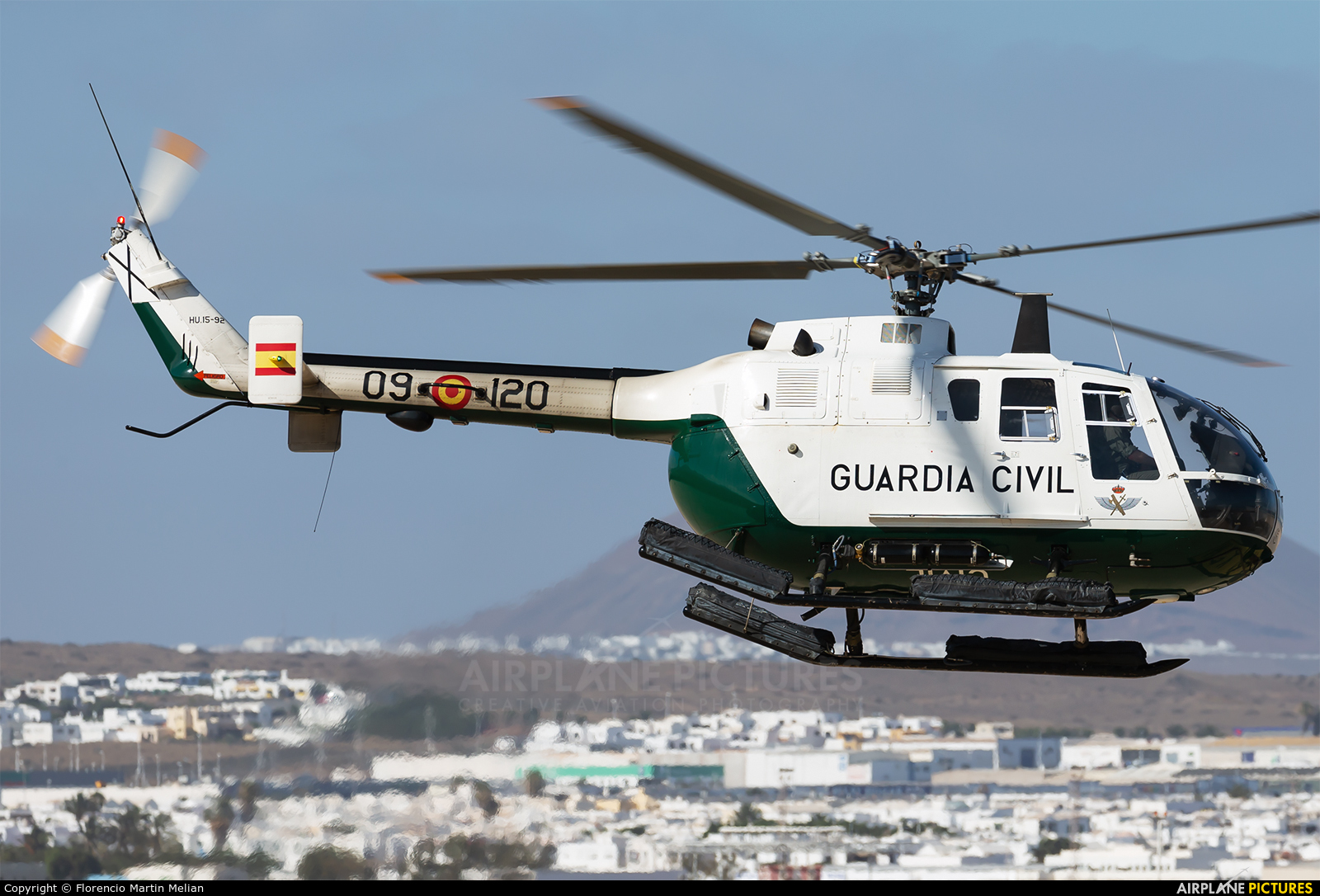 Spain - Guardia Civil HU.15-92 aircraft at Lanzarote - Arrecife
