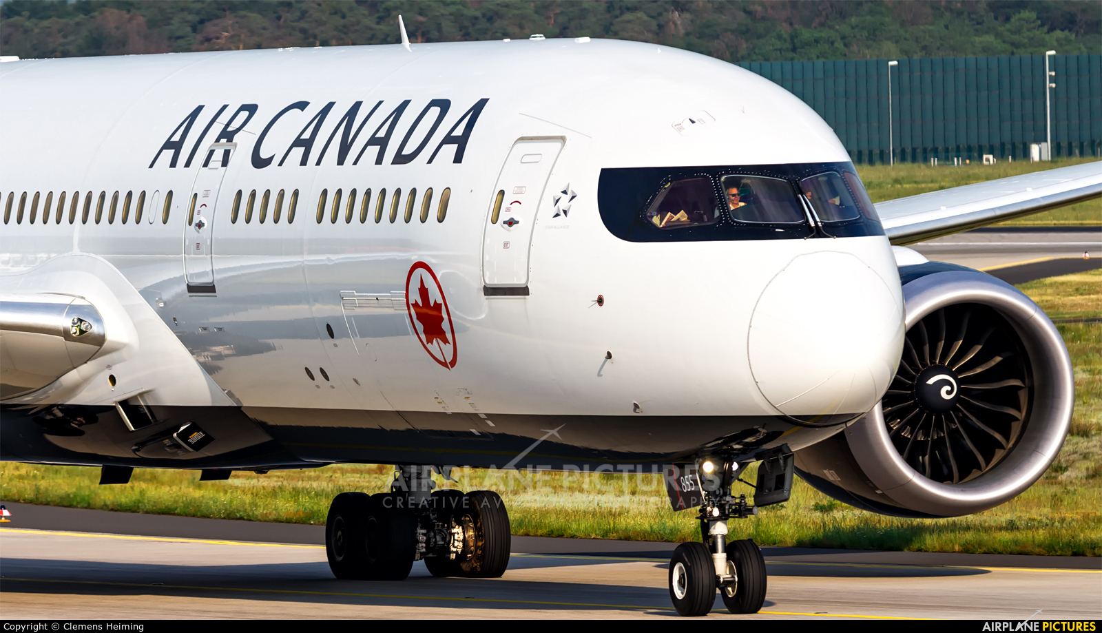 Air Canada C-FVLX aircraft at Frankfurt