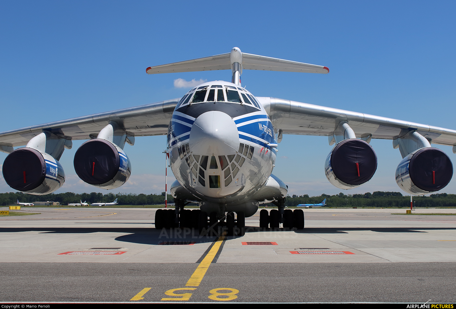 Volga Dnepr Airlines RA-76951 aircraft at Milan - Malpensa