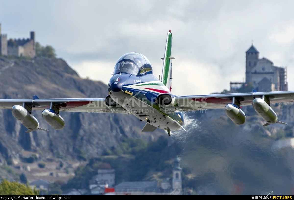 Italy - Air Force "Frecce Tricolori" MM55053 aircraft at Sion