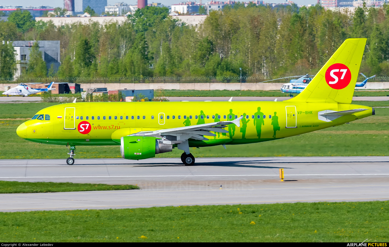 S7 Airlines VP-BHK aircraft at St. Petersburg - Pulkovo